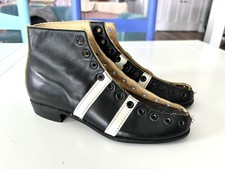 CLASSIC Vintage Oberhamer 61 Roller Speed Jam Skate Boots 4.5 Old School