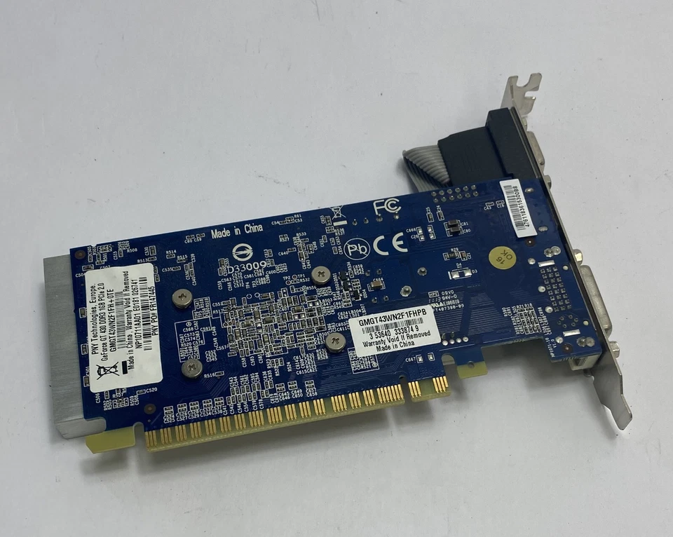 1GB PNY nVidia GeForce GT430 GDDR3 DVI / HDMI / VGA PCI-e Graphics Video Card - Image 3 of 4