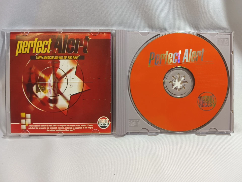 Vintage PC Game Windows 95 CD-ROM Perfect Alert Red Alert Unofficial Add Ons - Image 3 of 4