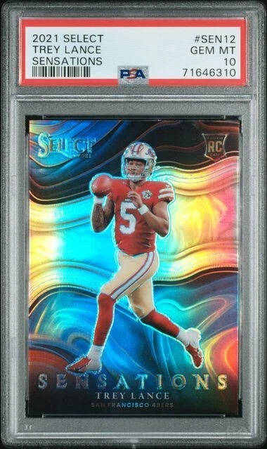 Trey Lance Panini Select Sensations #SEN12 Base