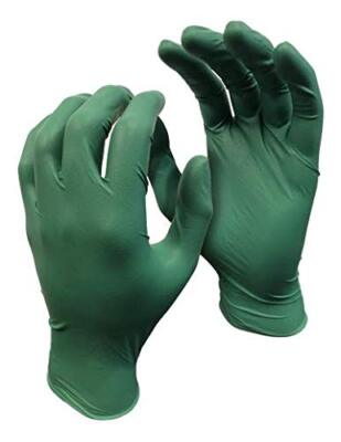Grease Monkey Pro Cleaning, Disposable Nitrile Gloves, Blue, 50 Count Traction Grip Male Xl