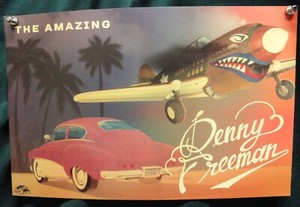 THE AMAZING DENNY FREEMAN Record Store Promotional Poster 17" x 11" Card Stock