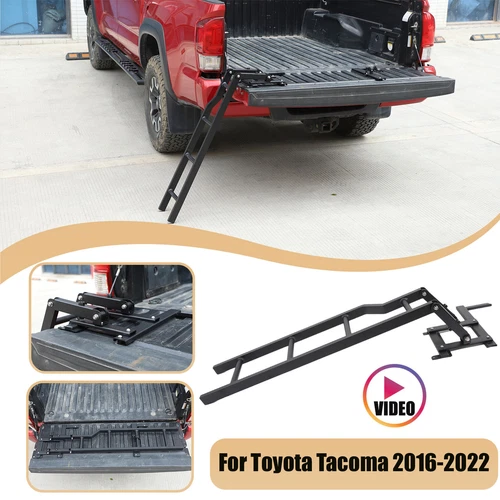 Tailgate Ladder Foldable Pickup Truck Tailgate Ladder For Toyota Tacoma 2016-23