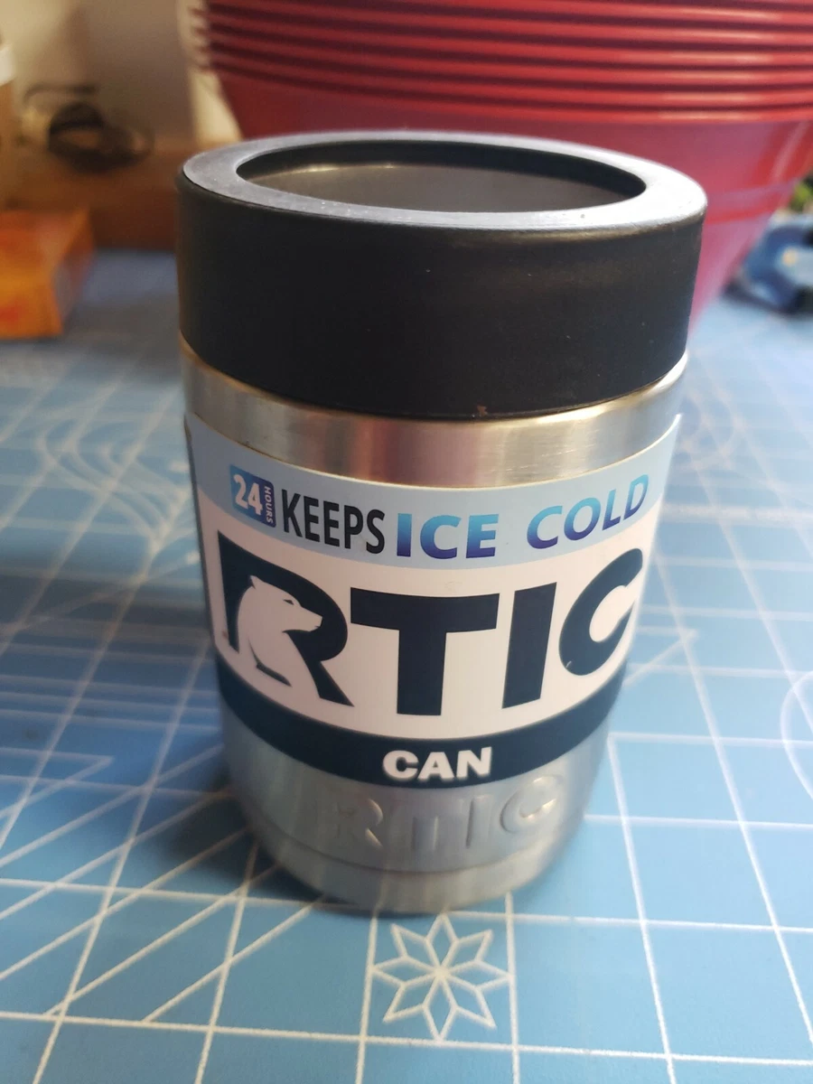 RTIC Can Cooler 12oz, Koozie Vacuum Insulated - Stainless Steel New De –  Tactical Shmactical