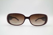 Vintage ELLE EL18895 Burgundy White Oval Sunglasses Glasses NOS