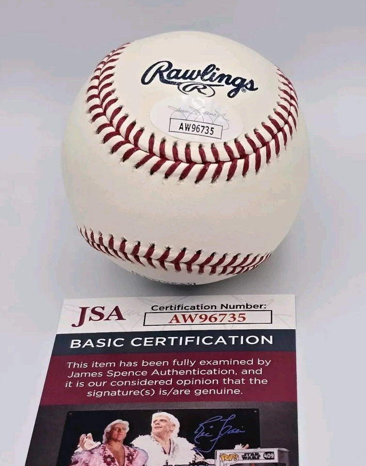 BARRY LARKIN SIGNED HOF ROMLB BASEBALL CINCINNATI REDS JSA  - Image 2 of 2
