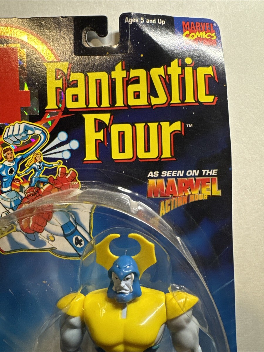 NEW TOYBIZ MARVEL 1996 FANTASTIC FOUR ATTUMA ACTION FIGURE W/SWORD
