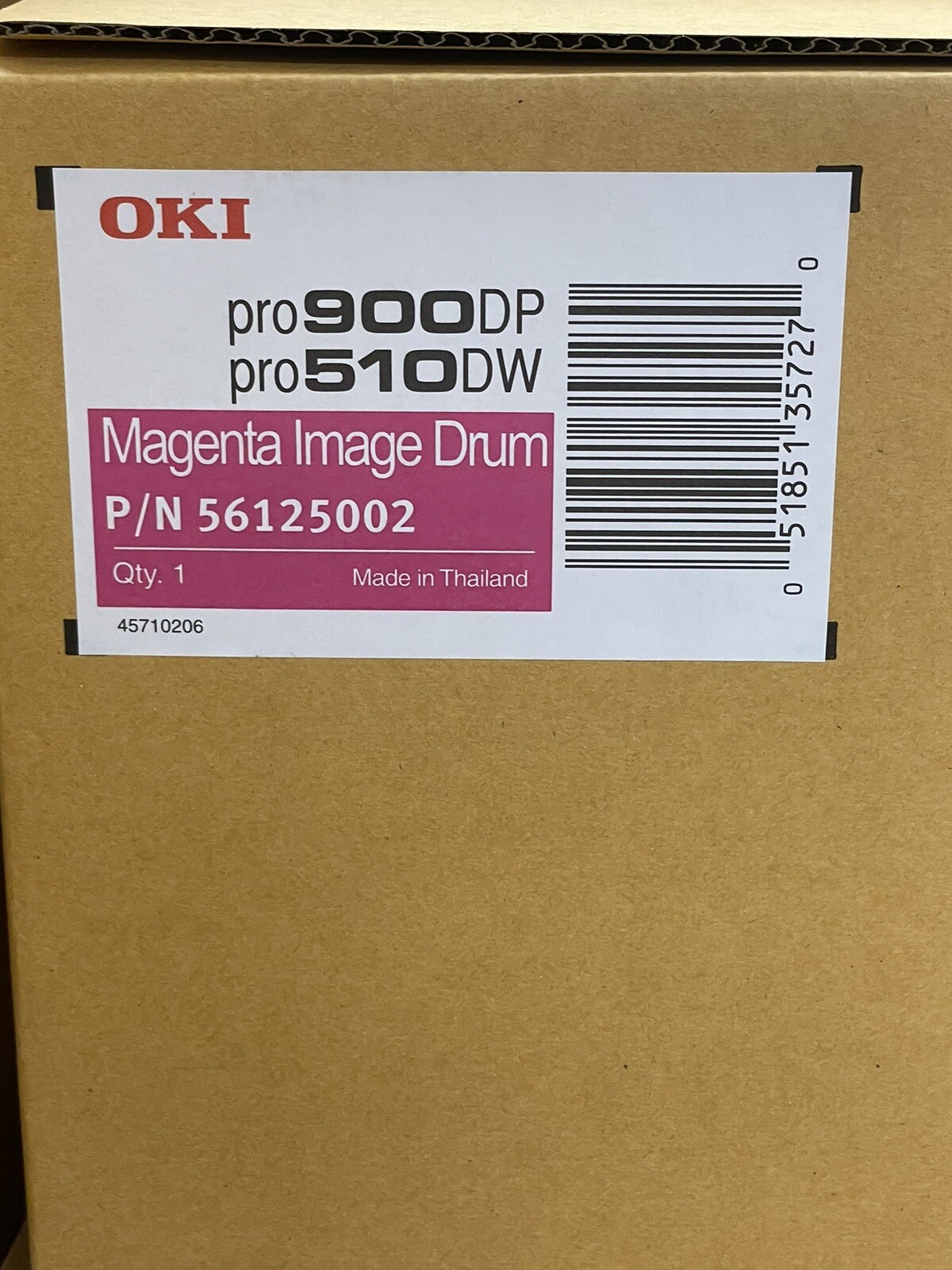 OKI Pro 900DP/Pro 510DW Magenta Image Drum P/N 56125002 Genuine Okidata ...