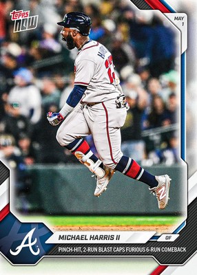 2026 Topps Now - Michael Harris II - #151 - Pinch-Hit HR - Braves - INSTOCK