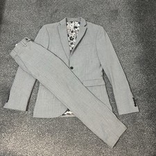Mens Next Full Suit Two Piece Blazer And Trouser Skinny Fit 36R And W26 L29 Good