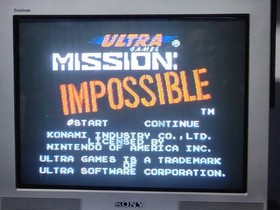 Mission: Impossible & Silent Service NES Nintendo CIB Complete Authentic Tested 