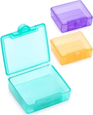 Small Pill Box 3 Pcs, Cute Travel Pill Case Daily Pill Organizer Portable for Po