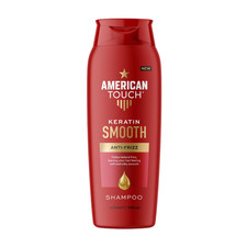 American Touch Keratin Smooth Shampoo, Anti-Frizz Hair Care Treatment, 400ml 17.48 per litre