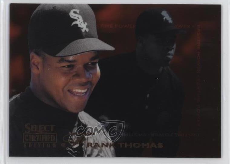 1996 Select Certified Edition Red /1800 Frank Thomas #135 HOF 1v6