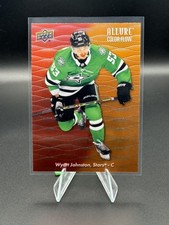 2023-24 Upper Deck Allure #CF-14 Wyatt Johnston Color Flow Red-Orange