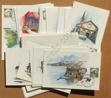 Interofilia Marcofilia - 41 Interi Postali - Annulli Figurati - Castelli Italia