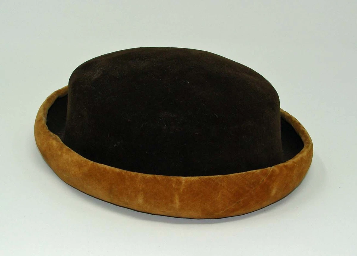Vintage Lewees Philadelphia Merrimac Velour Regale Brown Bowler Hat Brown Bowler Hat - Etsy main image 4