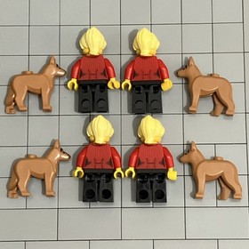 LEGO Creator Fountain (40221) Lot Of 4 Minifigures H2 1