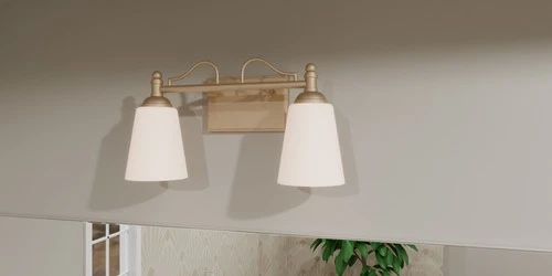 Quoizel ESR8616 Esther 2 Light 16"W Vanity Light - Bronze - Picture 6 of 7