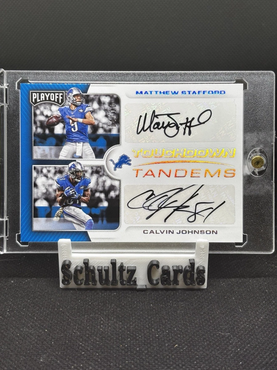 Matthew Stafford Autographed Football Sports Trading Cards