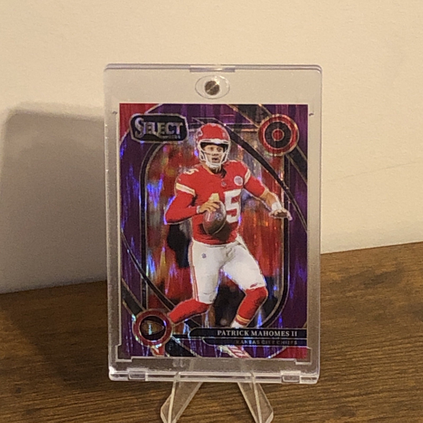 2024 Panini Select - Club Level Patrick Mahomes II #223 Purple Shock Prizm /360