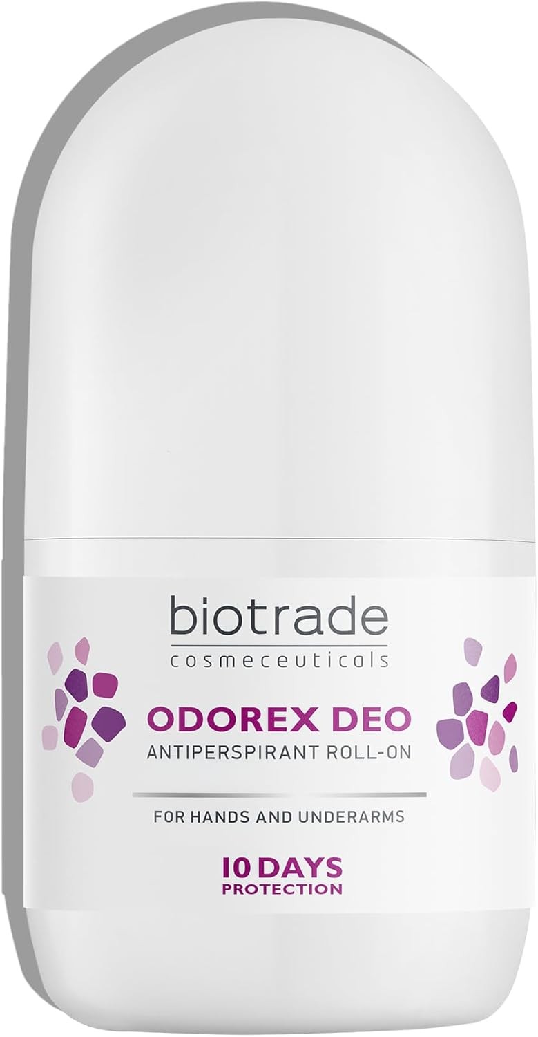 Deo Antiperspirant Roll-On for Hands & Underarms – Anti-Sweat Roll-On with 10