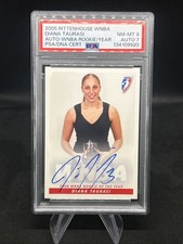 2005 Rittenhouse WNBA Diana Taurasi RC Rookie of the Year ROTY Card Auto PSA 8