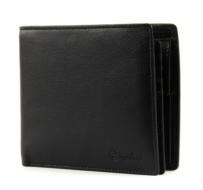 Esquire RFID Billfold Wallet Geldbörse Black Schwarz Neu