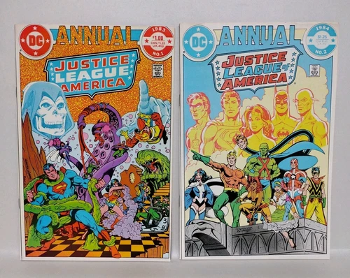 Justice League America Annual (1983) DC Comic Set #1 2 VF-NM