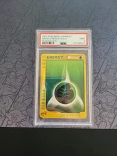 Pokémon: Grass Energy Holo e-Reader McDonald's Collection 2002 - PSA 9 - E102