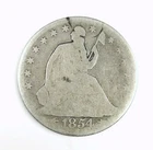 *1854 LIBERTY SEATED SILVER HALF DOLLAR* NR #S1231