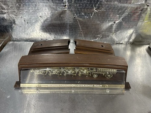 Parts For Vintage Budweiser Beer Hanging Pool Table Bar Light Clydesdales