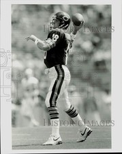 1989 Press Photo Chicago Bears Quarterback Mike Tomczak - afa06828
