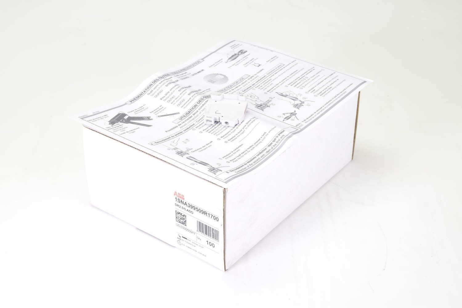 ABB 1SNA399509R1700, DR2.5/5.ADO, Terminal Block, (1PU=100Pcs.)