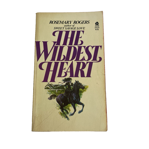 Vintage 1974 The WILDEST HEART Rosemary Rogers Avon PB Romance Novel