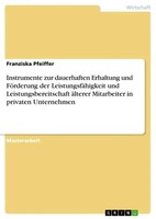 Franziska Pfeiffer | Instrumente Zur Dauerhaften Erhaltung Und FöRderung Der...