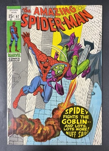 The Amazing Spider Man (1971) "In the Grip of the Goblin!" Comic Book #97 VG+