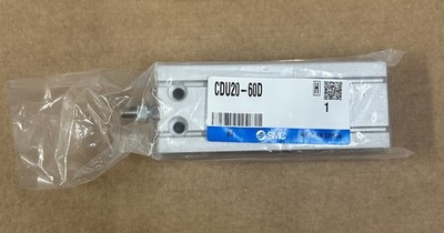 SMC Pneumatischer Kolbenstangenzylinder - 20 mm Bohrung, 60 mm Hub, CU-Serie