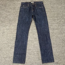 The Unbranded Brand UB101 Skinny 14.5oz Selvedge Jeans 30X31 Raw Denim Hipster