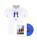 PINK FLOYD X INTER MILAN Wish You Were Here Blue Vinyl T-Shirt Bundle LARGE