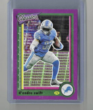 2022 Panini Classics D'Andre Swift Timeless Tribute Purple SP 09/50 #31