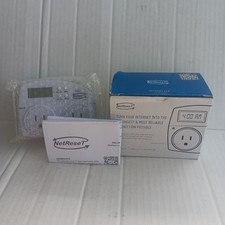 NetReset Digital Automatic Reset Timer Outlet Router  Modem
