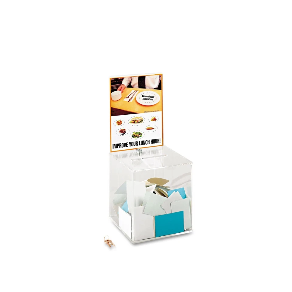 SAFCO 4234CL GRANDES CAJAS DE COLECCIÓN ACRÍLICAS - TRANSPARENTES Foto 4 de 4