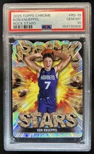 2025 Topps Chrome Kon Knueppel Base (PSA 10)