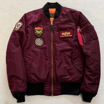 Alpha Industries x STRICT-G Char Aznable Reversible MA-1 Flight