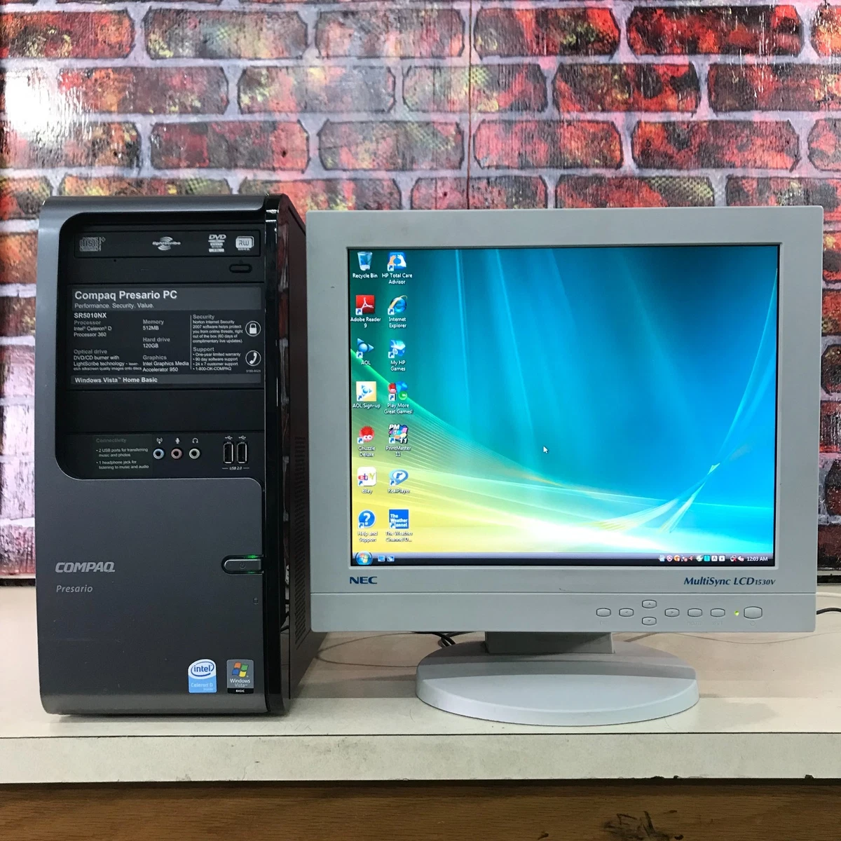 Windows Vista PC Desktops & All-In-One Computers for Sale - eBay