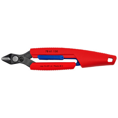 Knipex 78 61 150 Slim Knips  Diagonal-Bündigschnitt elektronische Seitenschneider-Zange