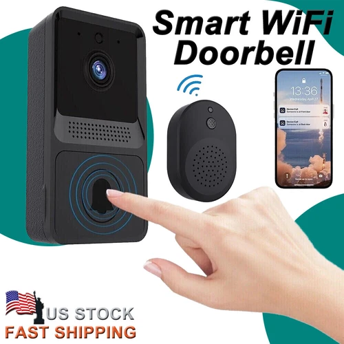 Smart Wireless WiFi Doorbell Intercom Video Camera Door Ring Bell Chime Security - Picture 18 of 18