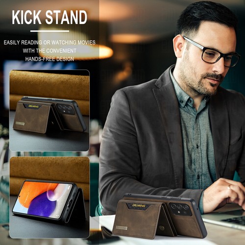 Leather Wallet Case Cover Magnet Flip Cardholder For Samsung A32 A33 A42 A52 A53 - Picture 32 of 71