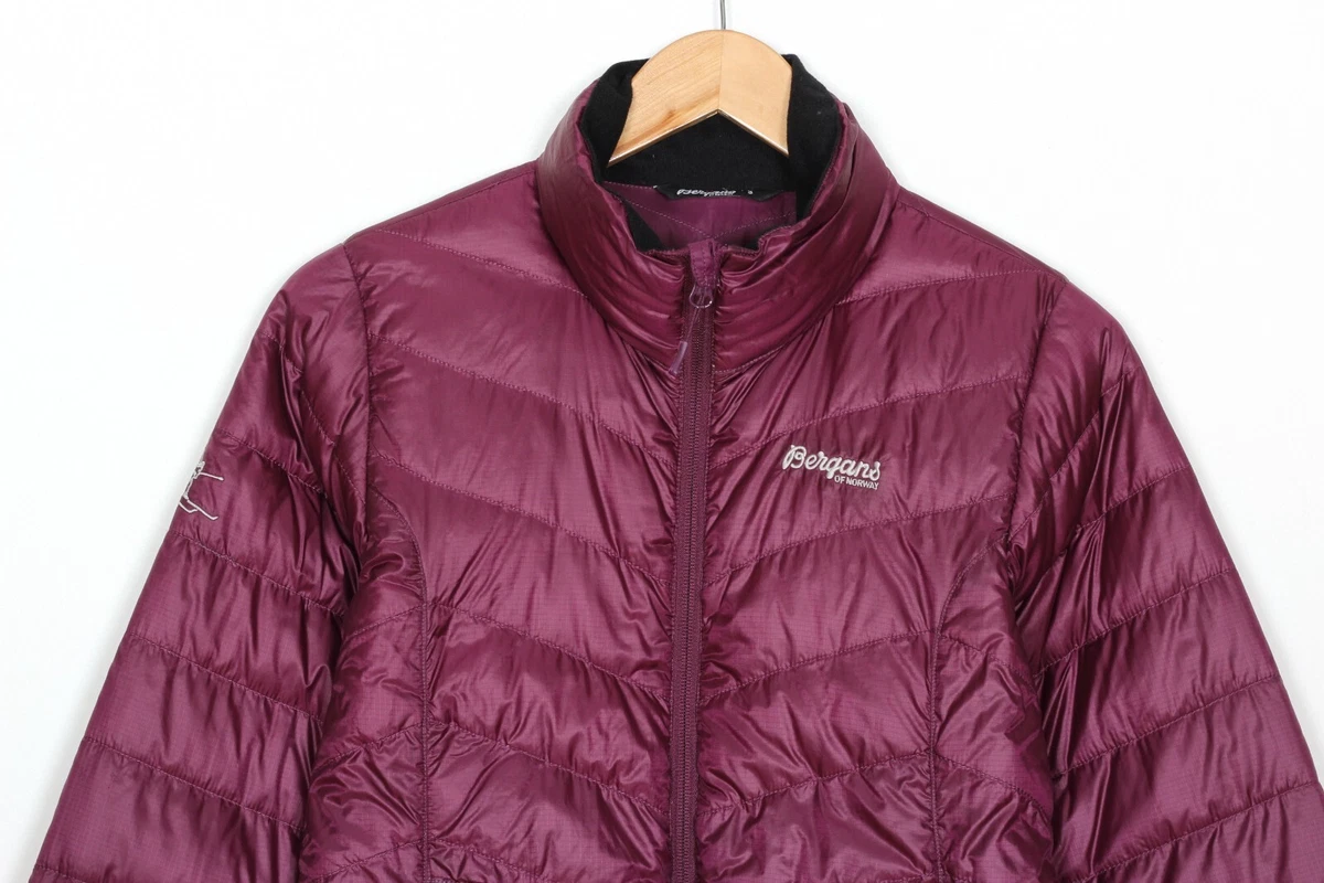 BERGANS OF NORWAY DOWN LT LADY Puffer Jacket Women Size S PERTEX QUANTUM MJ4456